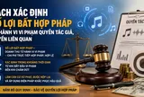 Số lợi bất hợp pháp từ hành vi xâm phạm quyền tác giả được tính thế nào?